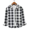 Check Shirts Black white, - Image 2